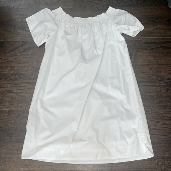 J. Crew White Off-Shoulder Dress - Picture 8 of 9